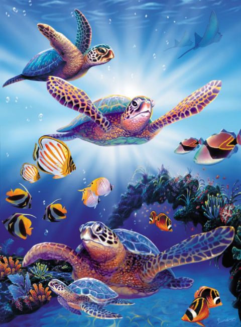 Eagle Light/Turtles in Light - 2x1000 brikker (2)